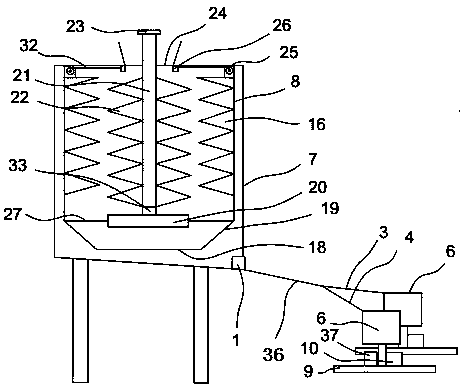 Squid sorting device