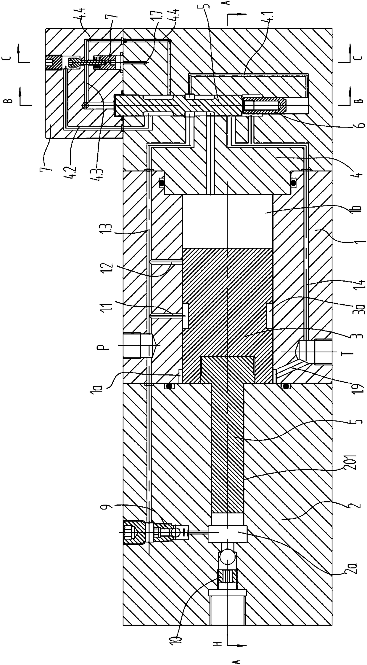 Hydraulic booster pump