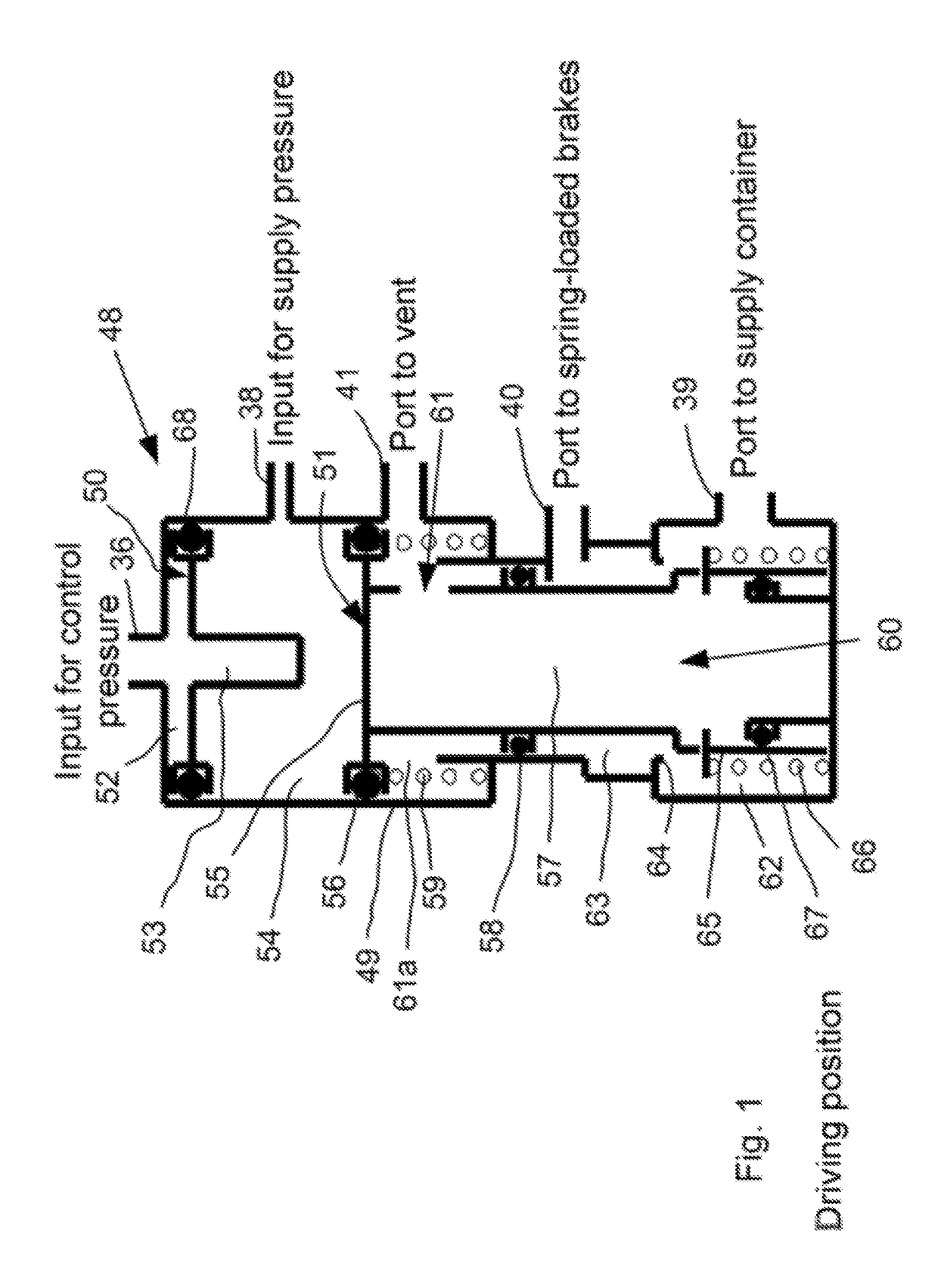 Method for controlling brakes in a trailer vehicle