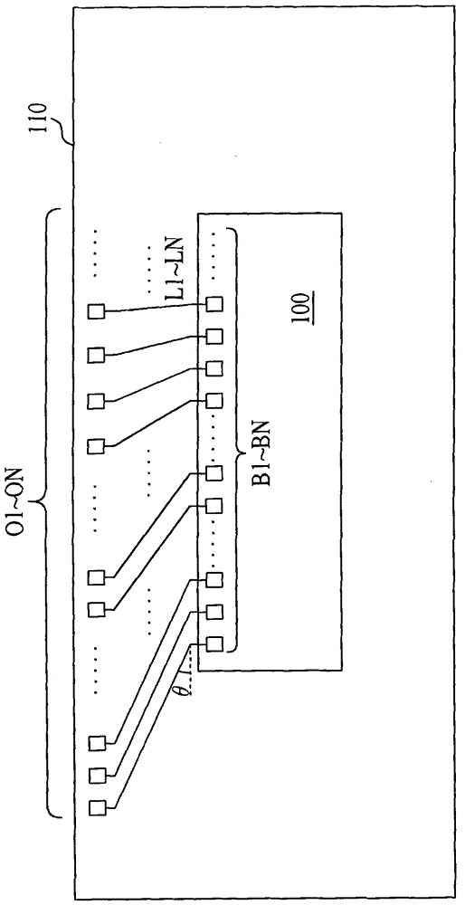 Chip circuit fan-out method and thin film chip device