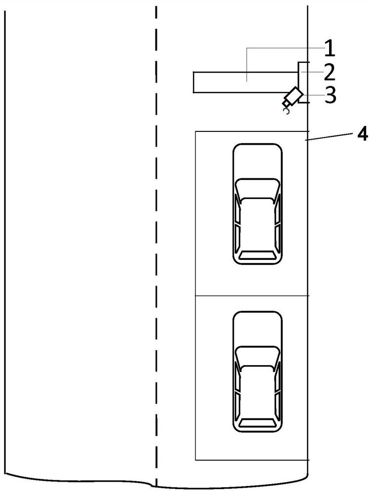 Method for setting temporary parking area of online booked car