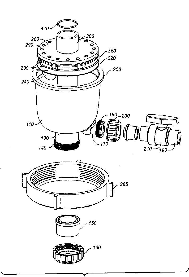 Multi-cyclone sediment filter