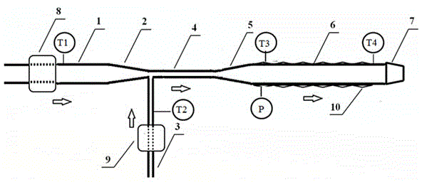 Preheat mixing device and method for adding alcohol-based fuel to natural gas