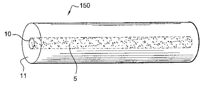 Amplifying optical fibre and production method