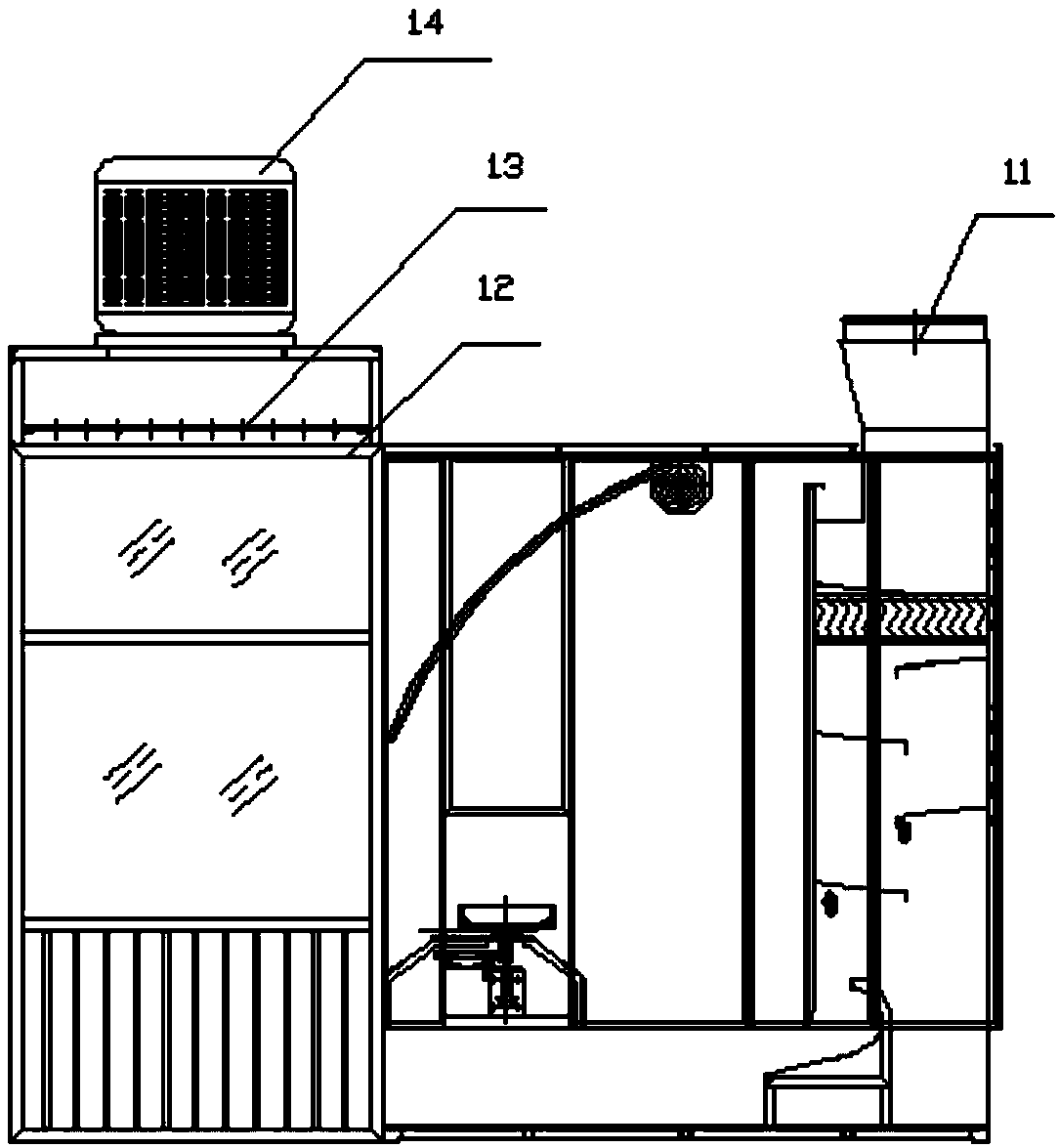 Non-stick pan inner coating production line