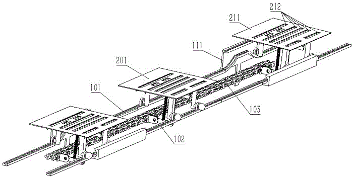 Carrying device and logistics sorting device with carrying device