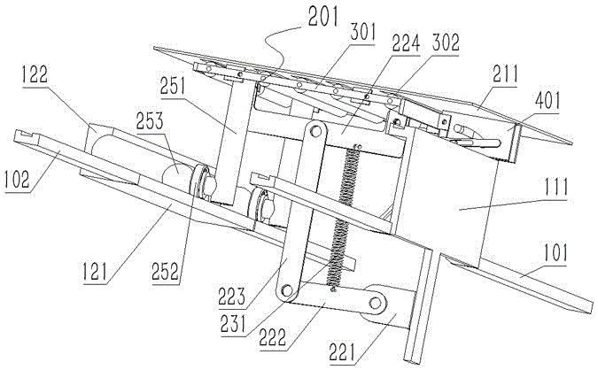 Carrying device and logistics sorting device with carrying device