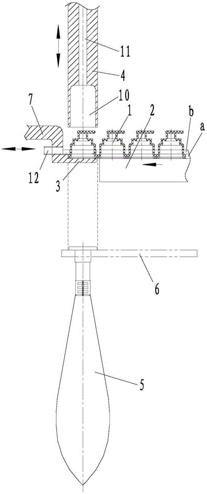 Devices for conveying closed elements