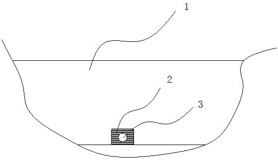 Earth and rockfill dam piping burst field test method