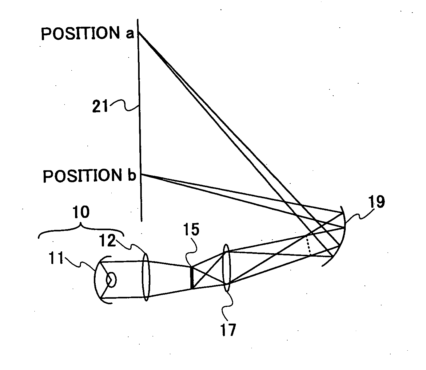 Projection optical system, magnification projection optical system, magnification projection apparatus, and image projection apparatus