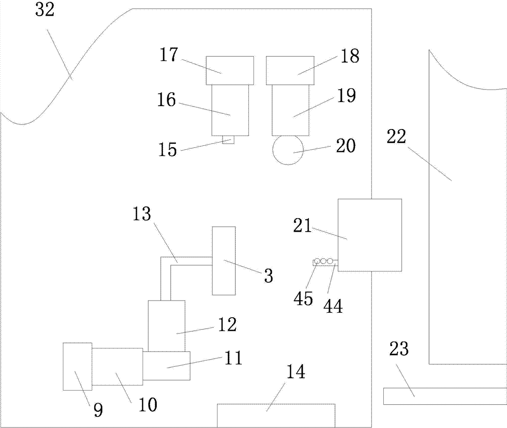 Automatic card discharging system for solving card reader retain card problem and implementation method thereof