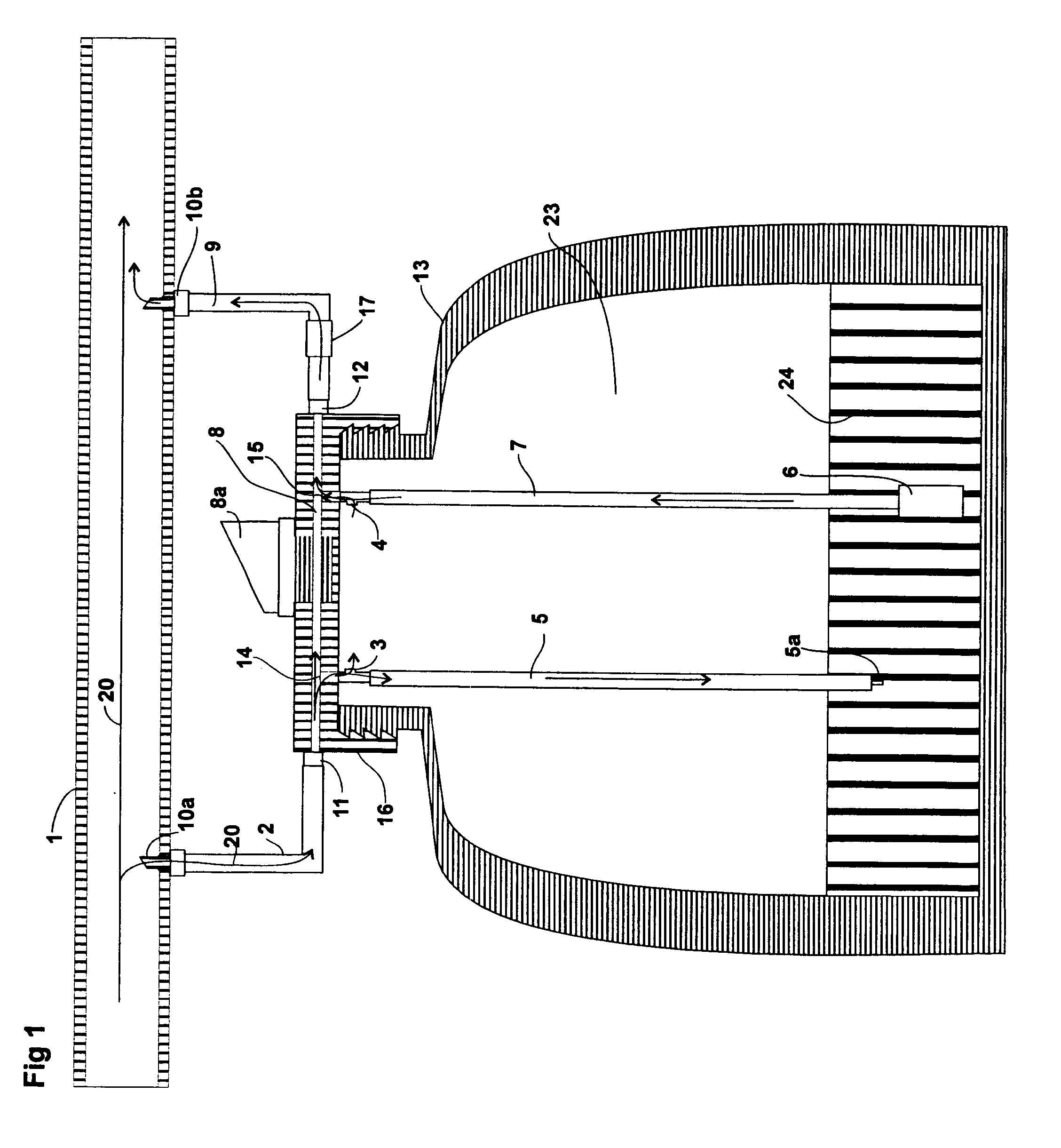 Fluid injector with vent/proportioner ports