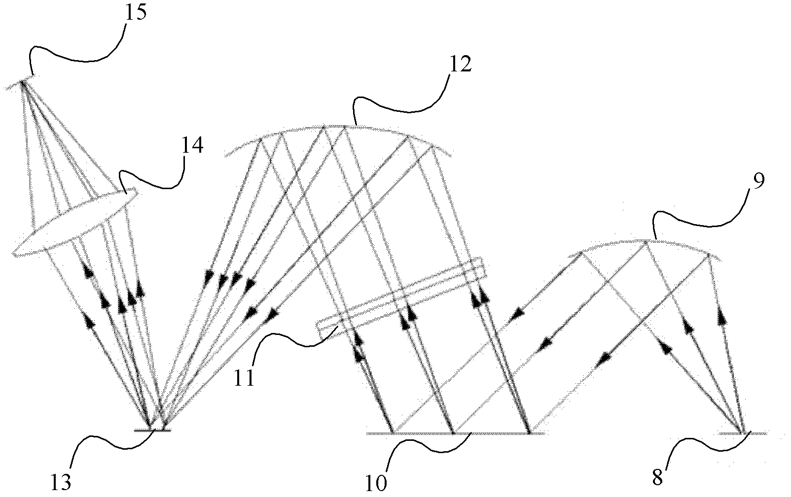 High resolution spectrometer and optical calibrating method thereof