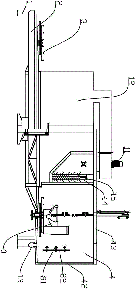 Energy-saving and environment-friendly rotary disc type automatic coating machine