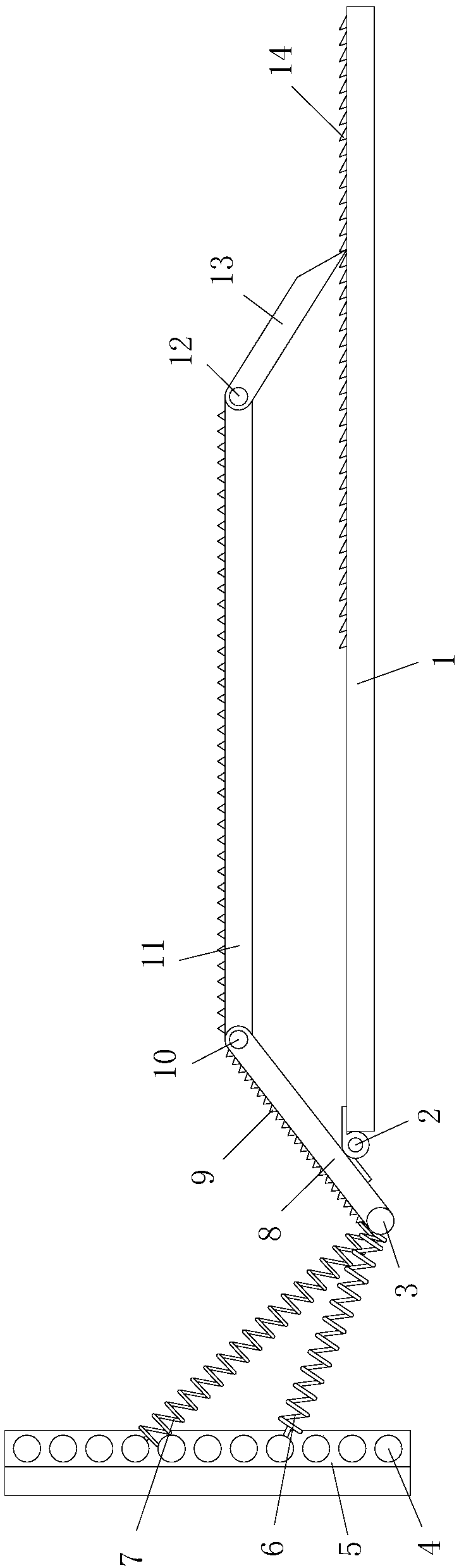 Automobile trapping lifting apparatus