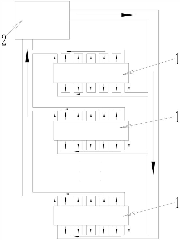 Partitioned Internal Cooling Cabinet Cooling System with Composite Cooling Source