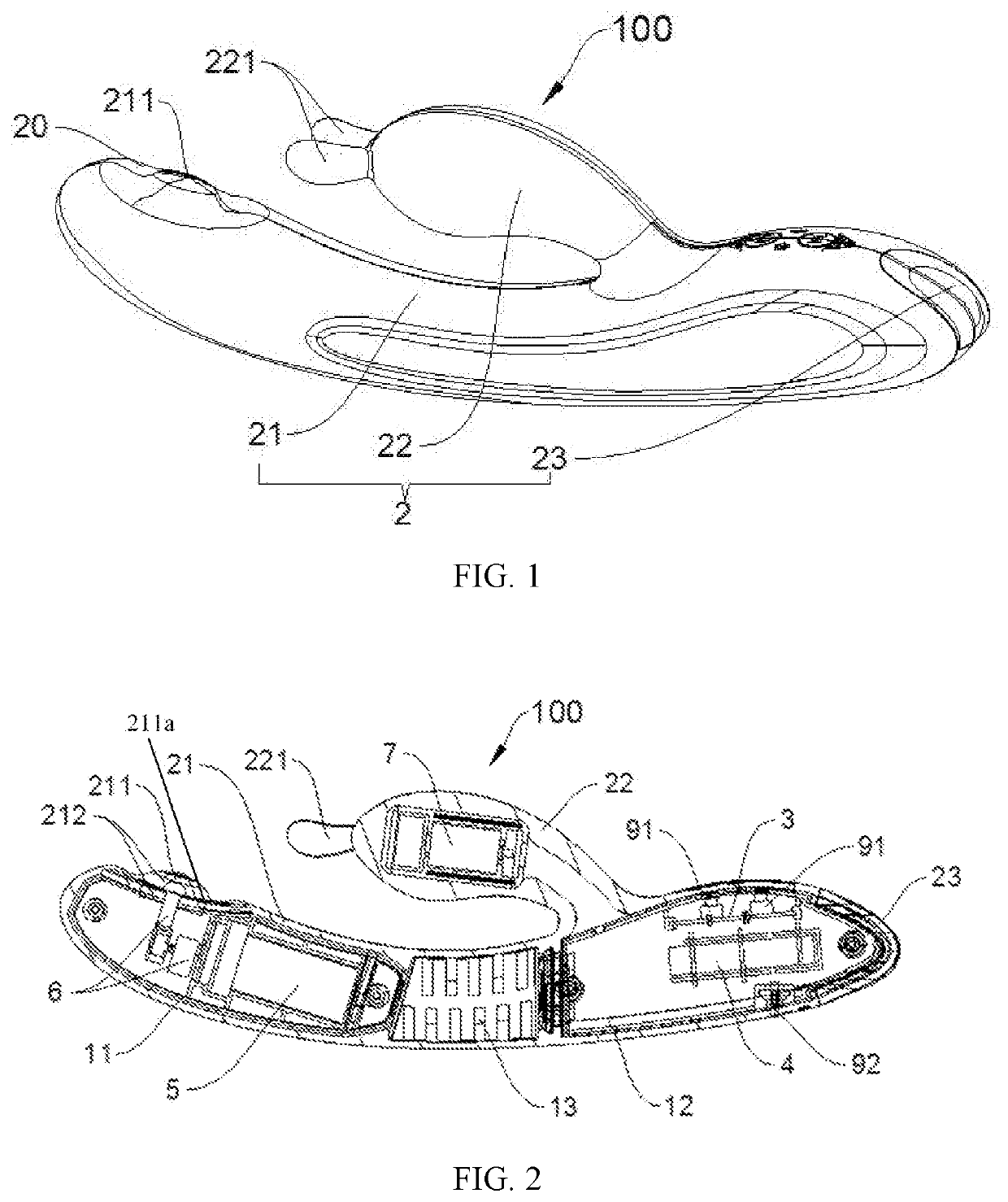 Massage device integrated with electrical pressing,tapping and vibration functions