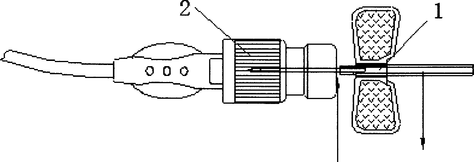 Disposable transfusion needle