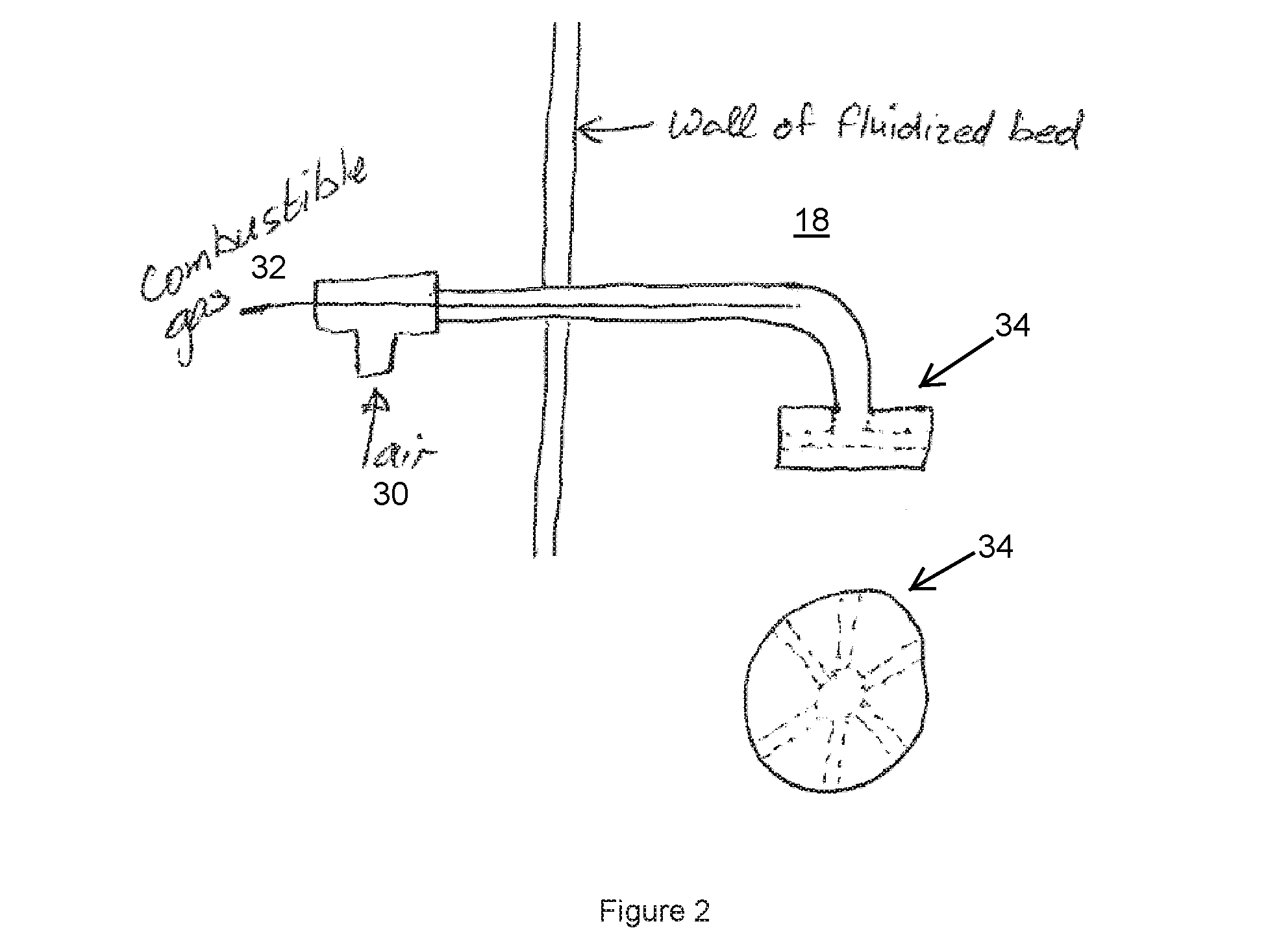 Fluidised bed pyrolysis apparatus and method