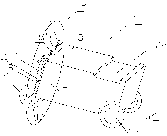 Draw-bar box electric vehicle