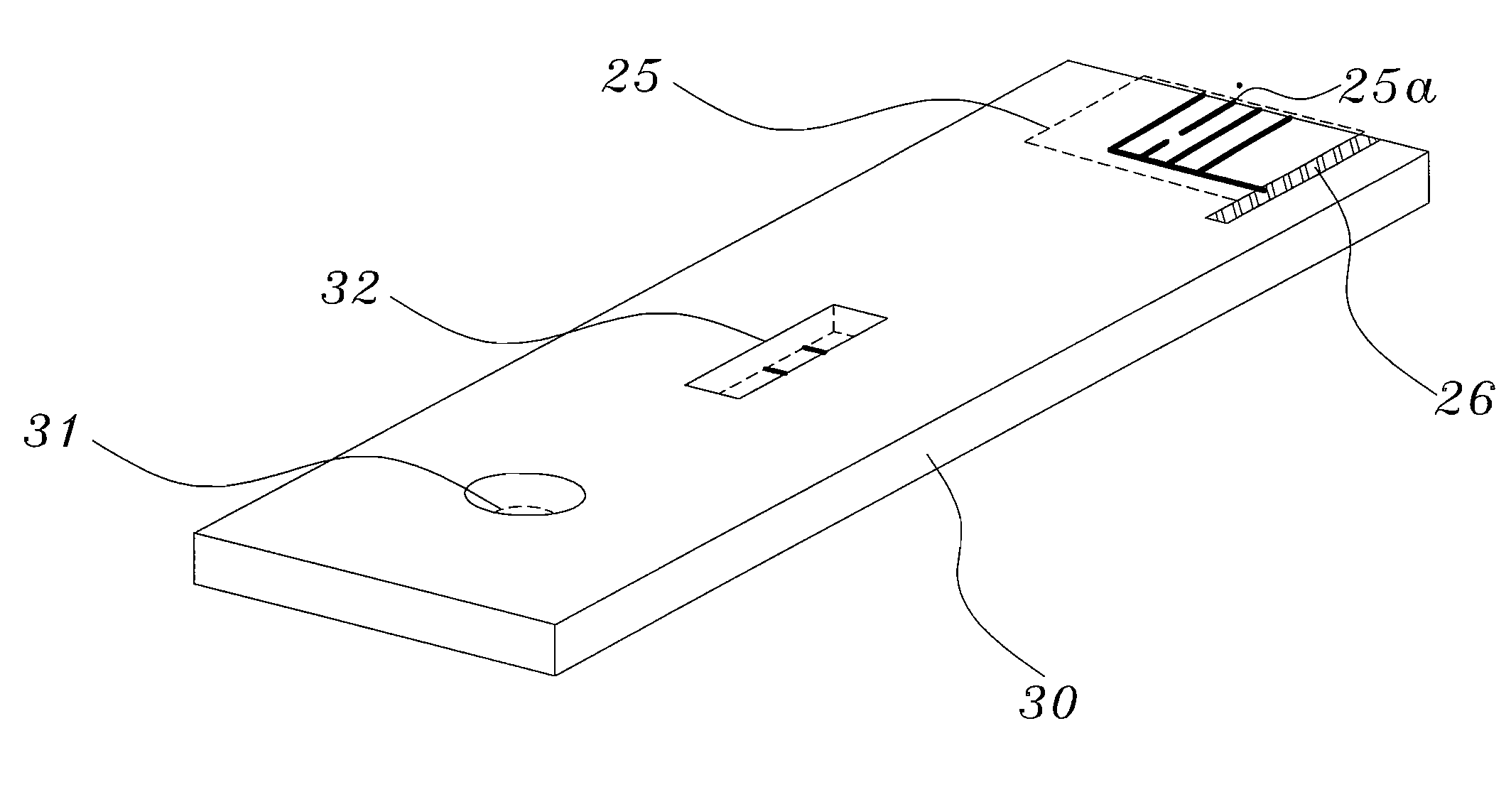 Identification notation-containing test strip and test instrument thereof