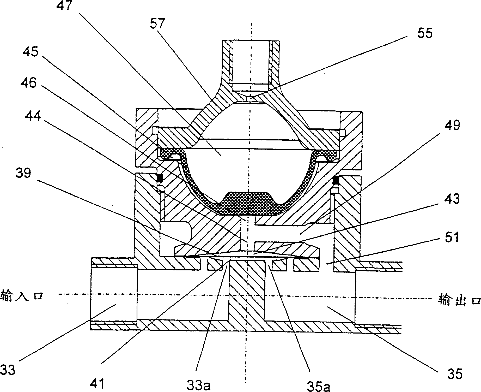 Device for reducing pressure pulsations in hydraulic manifolds
