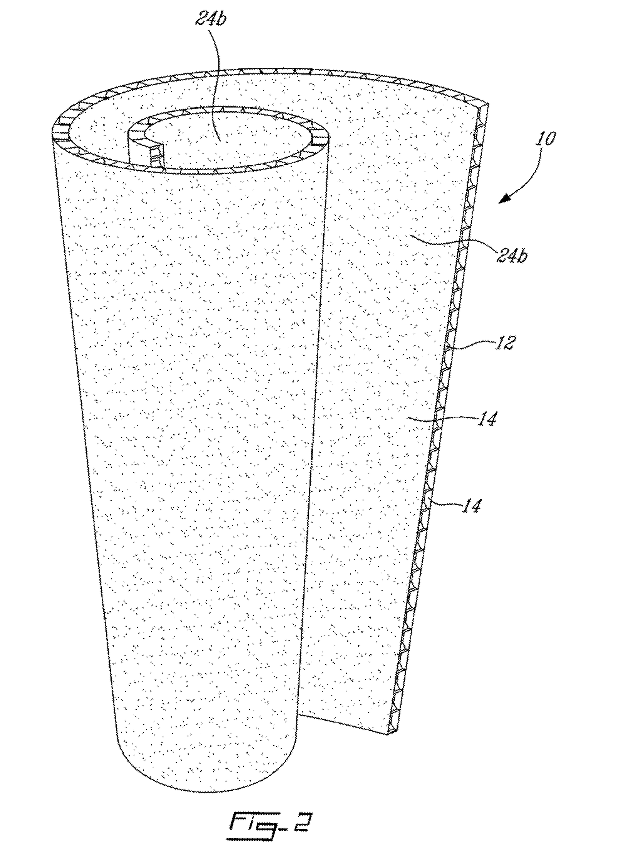 Flexible cellulosic fiber-based honeycomb material