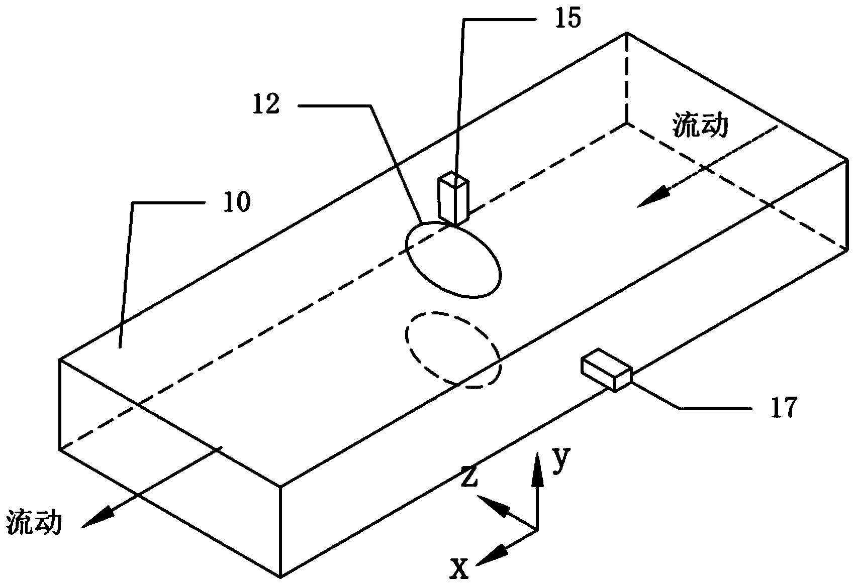 Device for testing jet flow drag reduction effect of two-dimensional plane