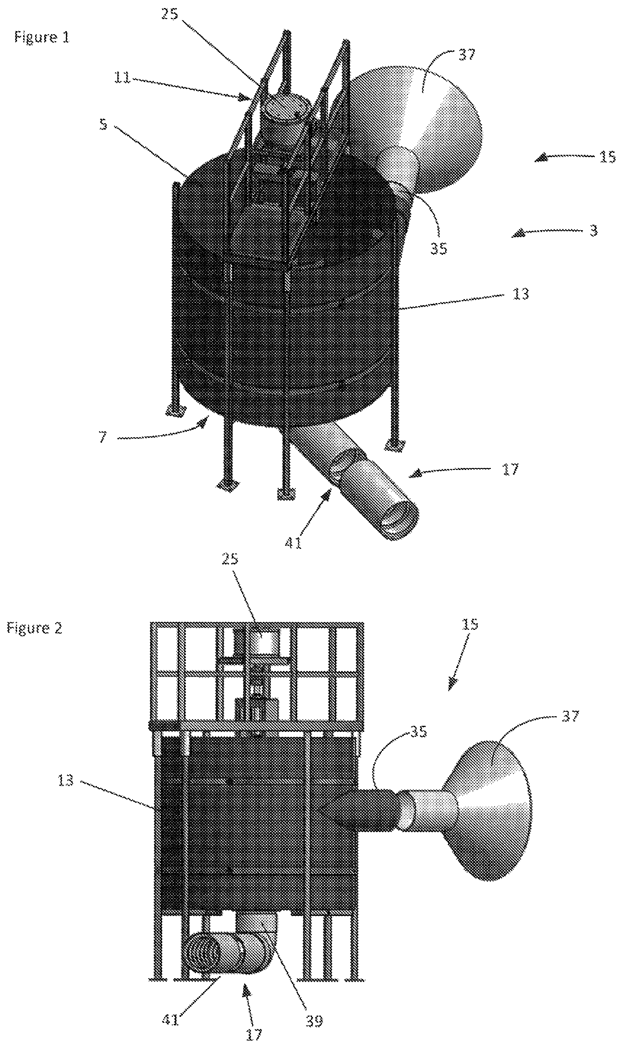 Assembly for generating electricity