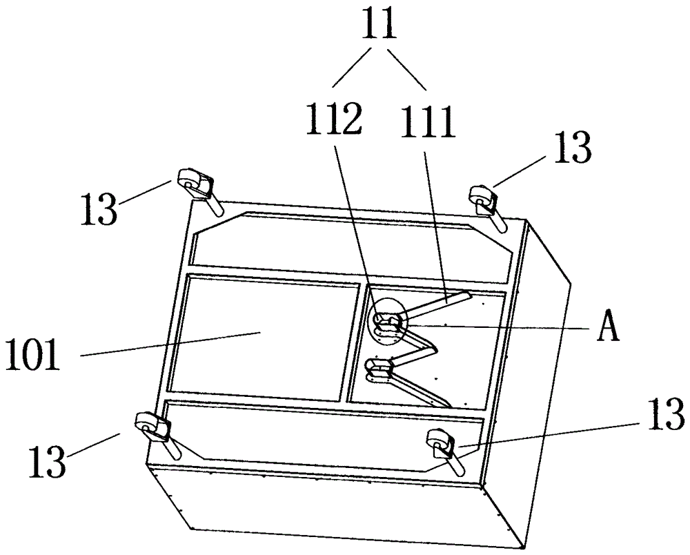 A method for automatic seamless connection of main and spare material boxes
