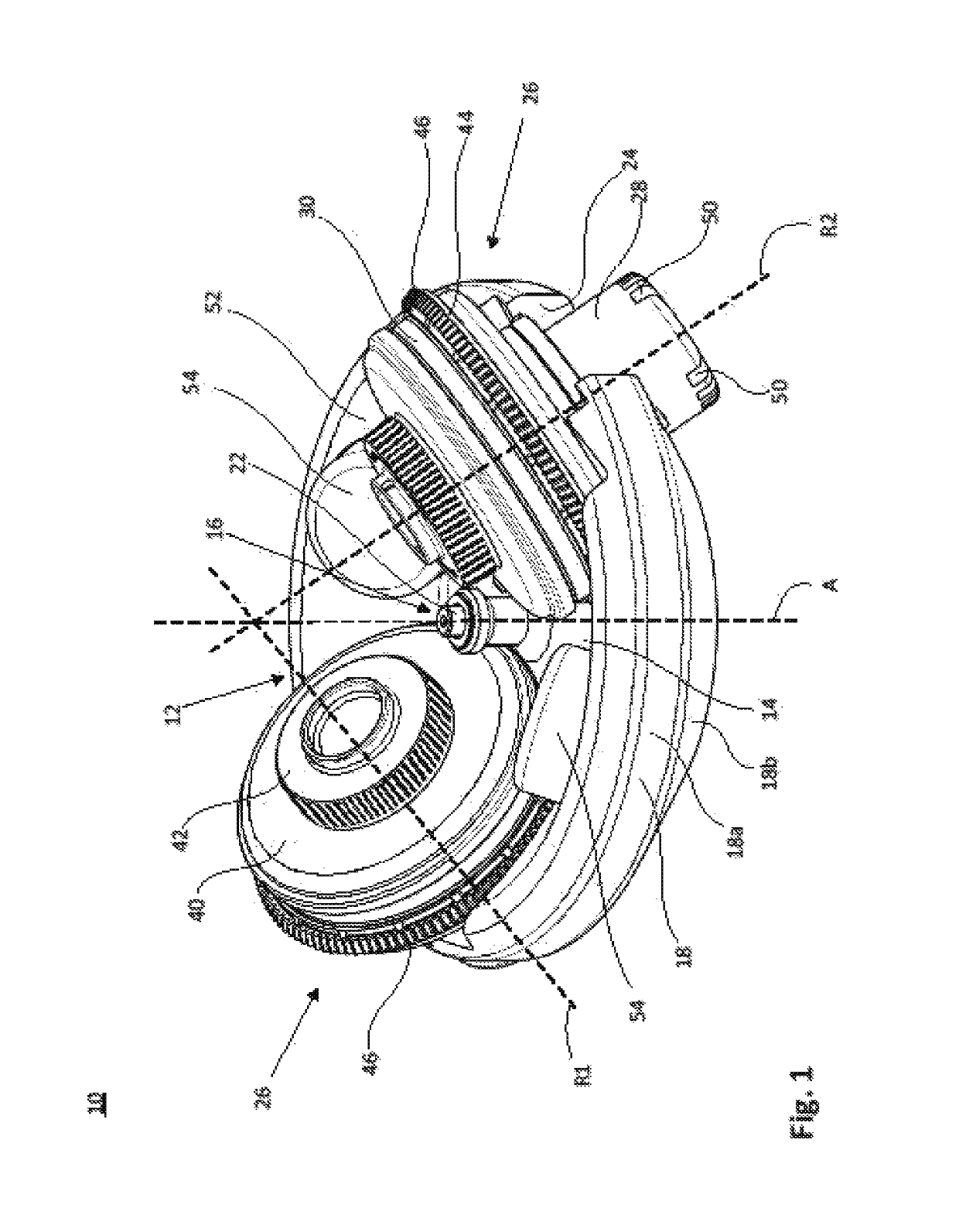 Dual centrifuge rotor with damping mass