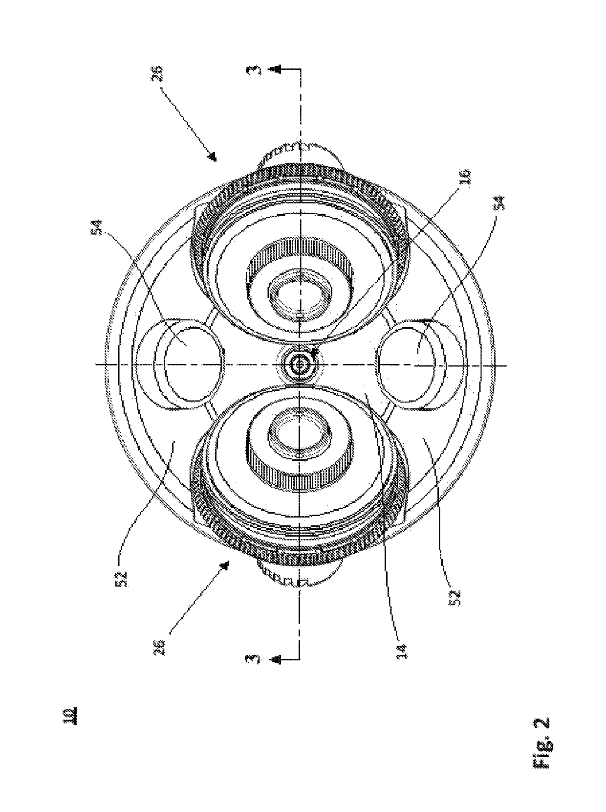 Dual centrifuge rotor with damping mass