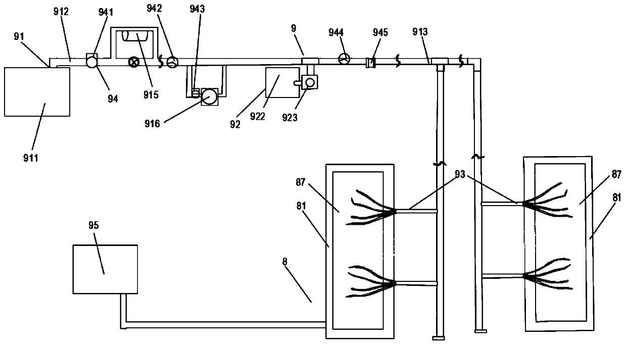 Overbridge greening real-time monitoring and remote irrigation control system and working method thereof