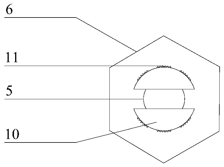 Auxiliary mechanical device suitable for fixed sensor and fixing method