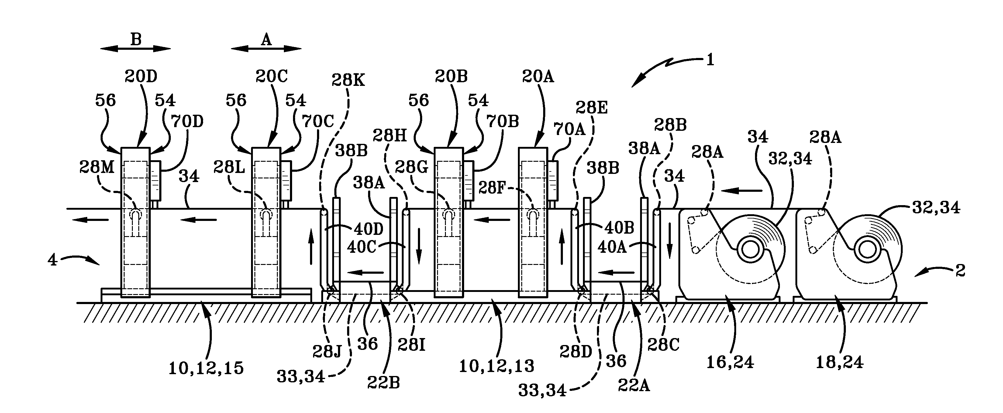 Dual roll fabric welding machine and method of operation