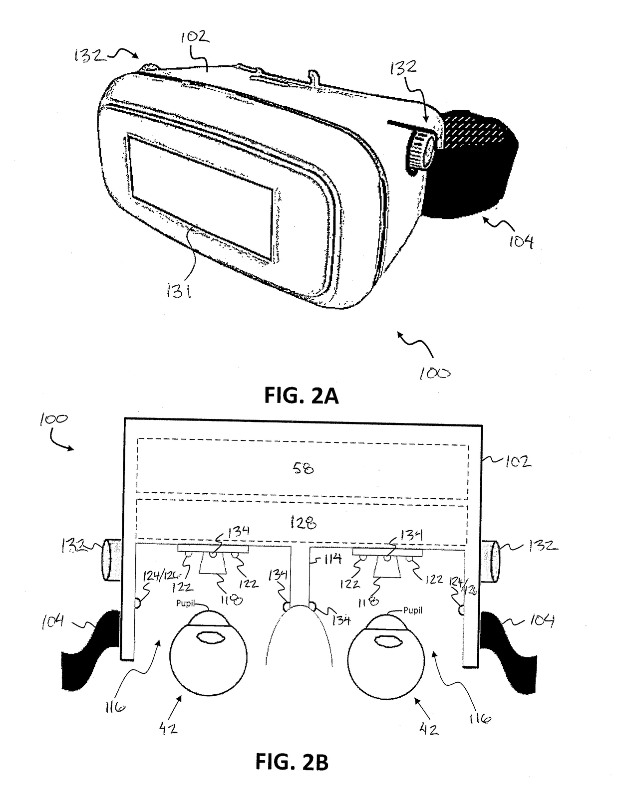 Portable ocular response testing device and methods of use