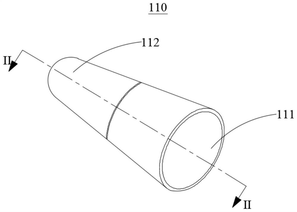 Pen cap, writing assembly and electronic equipment