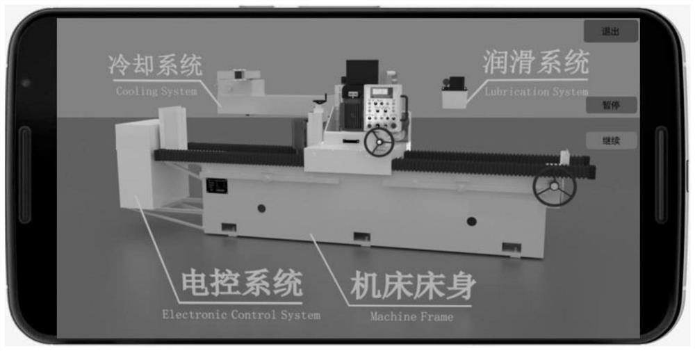 Grinding machine product remote interaction and operation and maintenance system based on AR technology