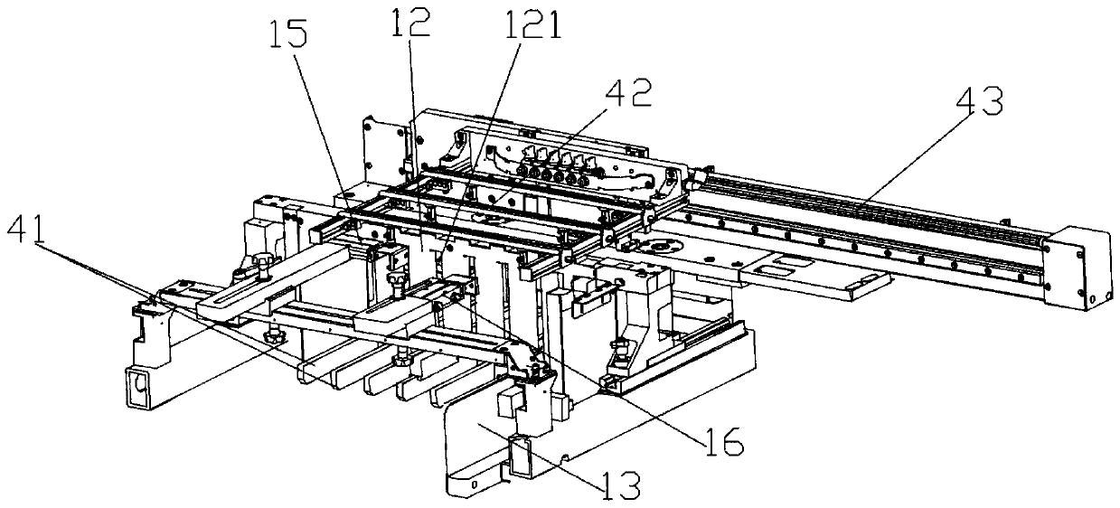 Material transfer device, loading equipment, discharge equipment and detection system