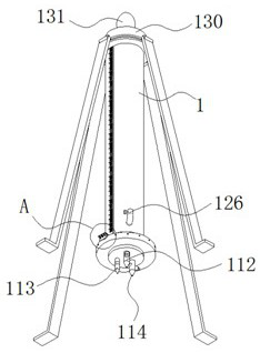 A multi-compartment burette for convenient titration of multiple reagents based on an adjustment component