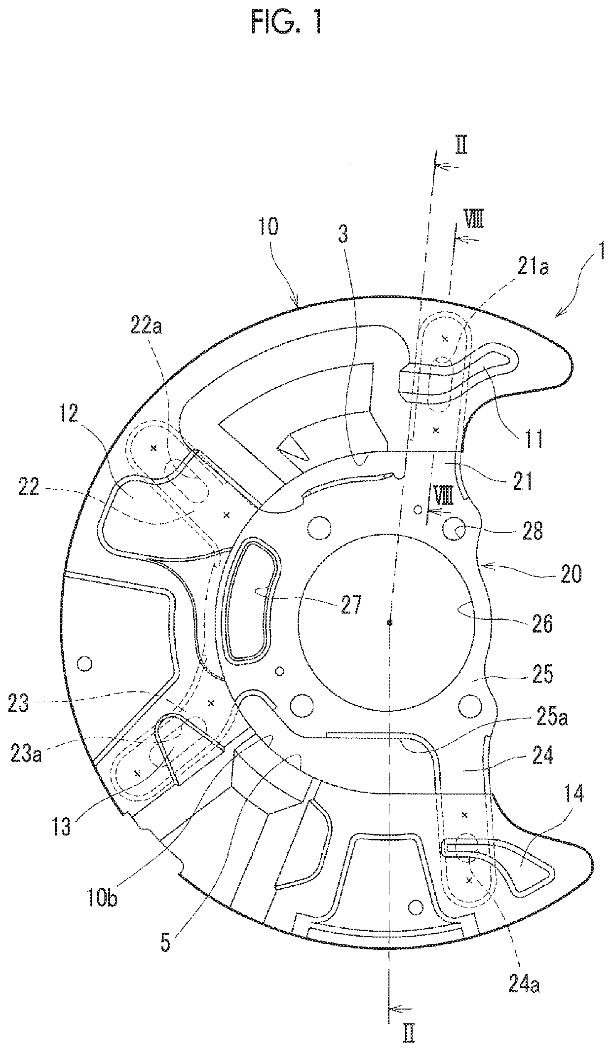 Brake dust cover