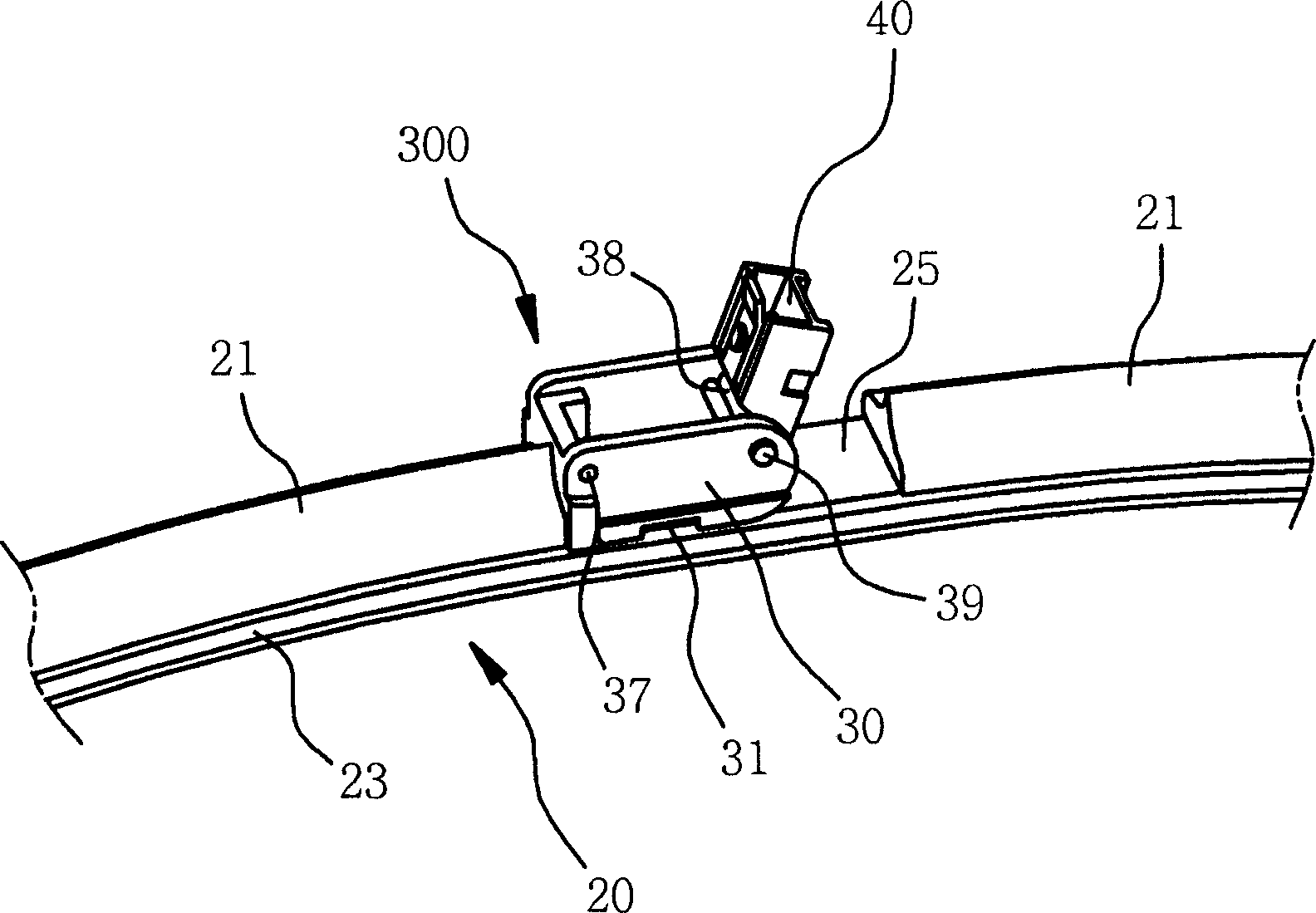 Cap for wiper connector