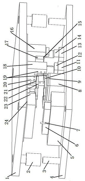 Multi-station hot forming device and hot forming method for high-strength parts