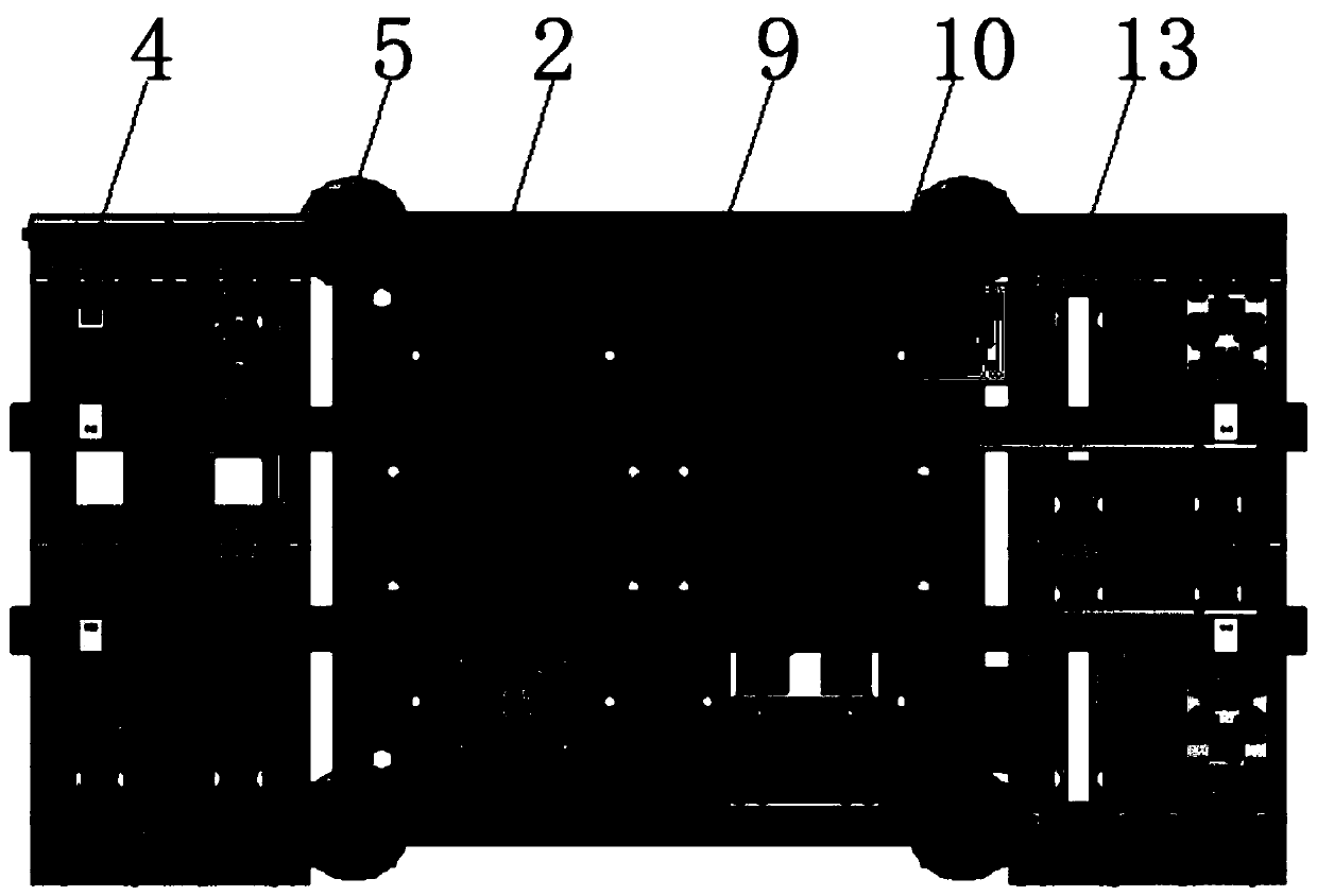 Riveting process for assembled cover plate of automobile power battery