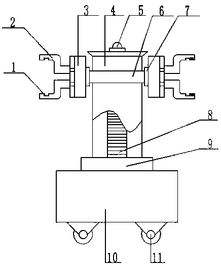 Rapid clamping device used for battery machining