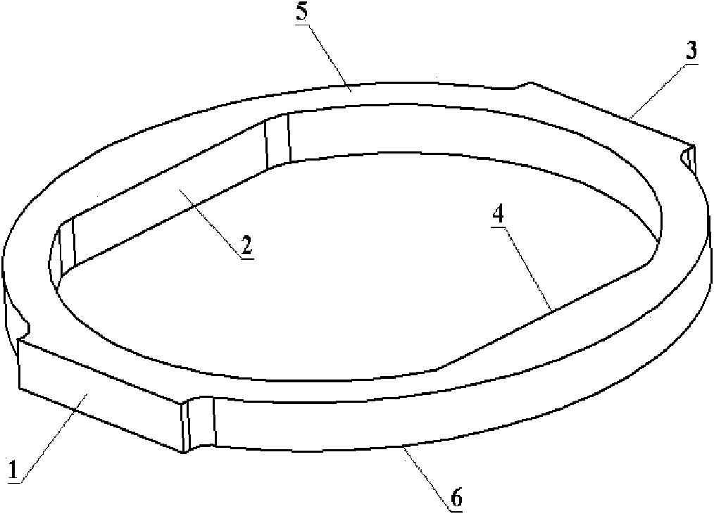 Plane cross slip ring for scroll compressor