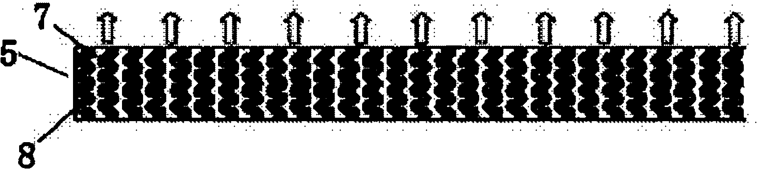 Cooling method for hot gas dispersoid fire-extinguishing device