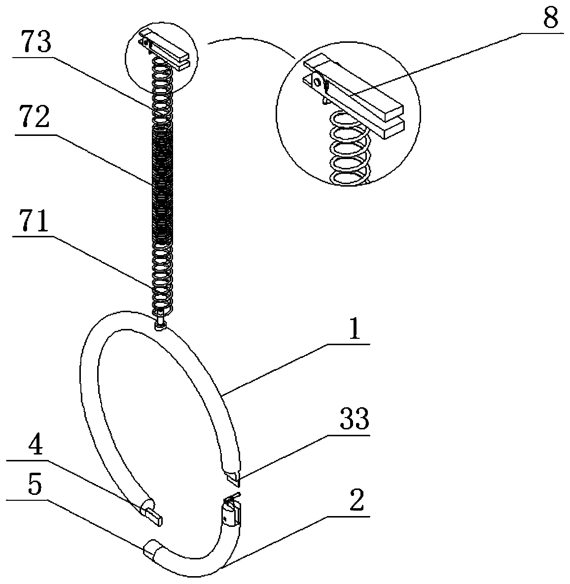 Connection buckle and anti-lost chain with same