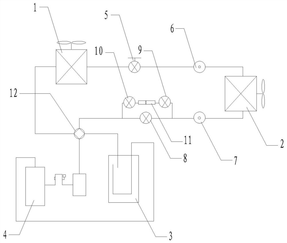 A kind of method for removing impurities in air conditioning system