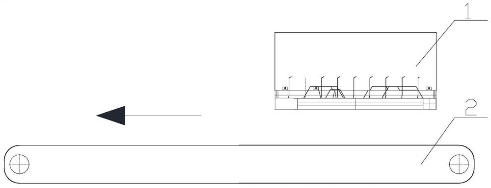 A molding process of felt built-in support